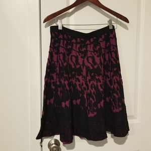 Jacquard knit skirt